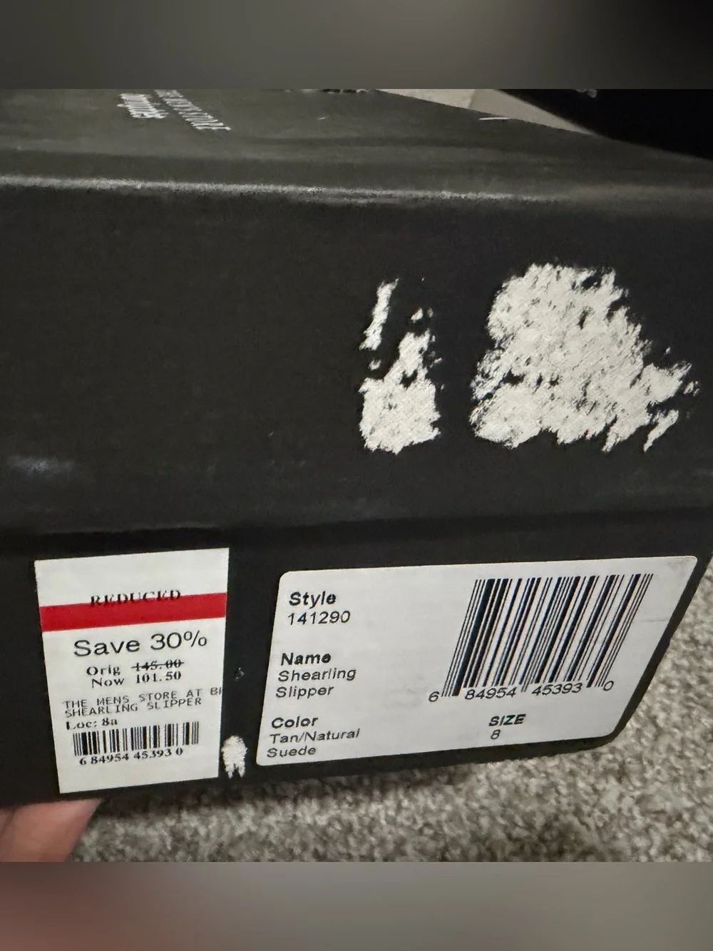 “New” Bloomingdale's Shearling Slipper size8
